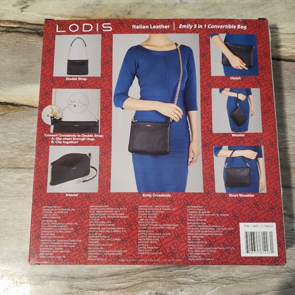 Italian Leather Lodis crossover convertible bag - Picture 2 of 2